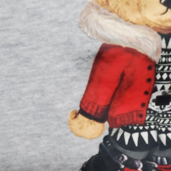 Polo Ralph Lauren Winter Holiday Bear Cotton T-Shirt sz 3months baby - Picture 11 of 16